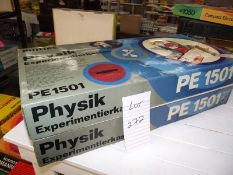 2 Philips physics kits (German) PE1501, some components may be missing so being sold as seen,