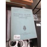 4 volumes of Wireless Telegraphy 1938, 'Notes for Wireless operators,