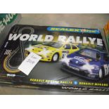 Scalextric world rallye, set C1018, appears complete,