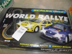 Scalextric world rallye, set C1018, appears complete,