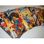 A quantity of Superman comics (12 in total)