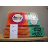 3 Norelco Electronic Educational kits, EE1050, EE1051 and EE1052.