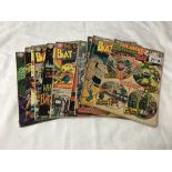 A quantity of Batman comics, issues 161, 162, 164, 172, 174, 182, 184, 186,