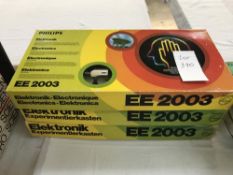 3 Philips(German) electronic kits, EE2003, may be missing some components, so being sold as seen,