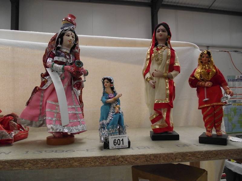 A doll of a Rajasthani woman and other dolls. - Image 2 of 3