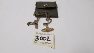 A Vivienne Westwood pendant necklace on chain.