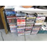 Approximately 180 modern and classic DVD's.