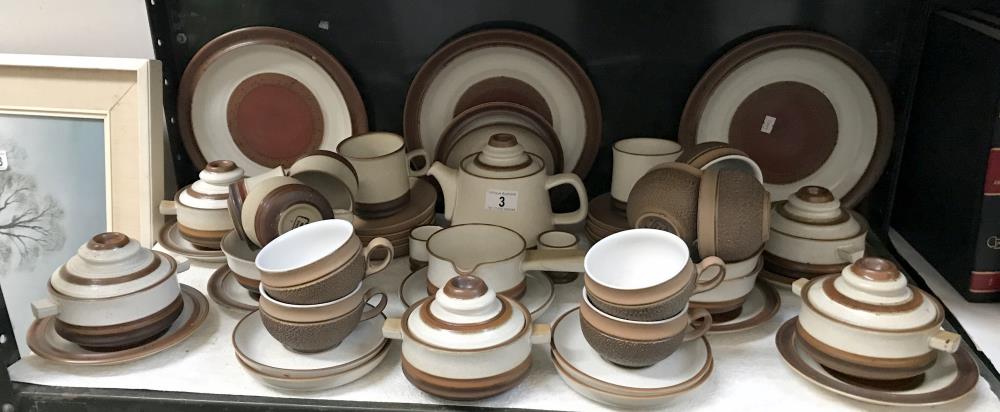 36 pieces of Denby tea & dinner ware