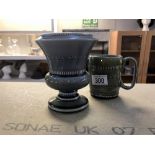Irish Wade? porcelain vase & urns