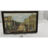 A rectangular Beswick ceramic plaque of Regent Street 1852.