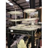 A quantity of cake stands