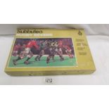A boxed Subbuteo Rugby Sevens set, complete, box has some wear but otherwise in excellent condition.