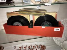 A quantity of 45 rpm records