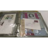 An album of miniature sheets, booklets, airmails, duplicates, plain covers etc.
