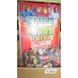An album of Topps Match Attacj collectors cards and a large quantity of Micro Stars football