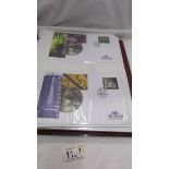 An album of Millenium (2000) first day covers.