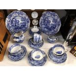 An Italian Spode tea set including milk, creamer & sugar pot etc.