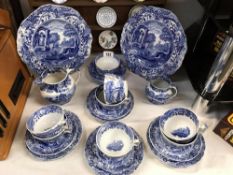 An Italian Spode tea set including milk, creamer & sugar pot etc.