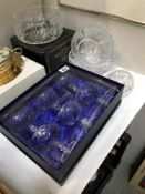 A set of 6 Webb Corbet crystal sundae dishes,