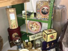A collection of collectors tins