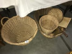 A quantity of wicker ware