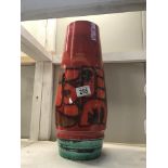 A Poole pottery vase ****Condition report**** Height is 40.