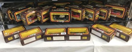 20 Corgi cars of the 50's boxed models