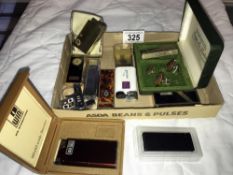 A mixed lot of vintage cigarette lighters ****Condition report**** Postage to
