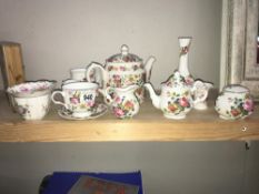 A collection of Sadler Wellington pattern tea ware
