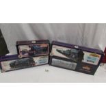 4 boxed Bachman engines including rebuilt Scot 46141 'The Royal Staffordshire regiment,