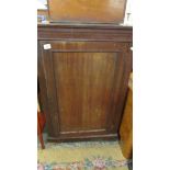 A mahogany cupboard.