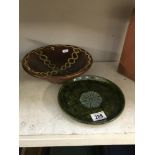 2 pieces of french art pottery