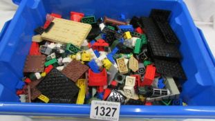 A box of assorted Lego.
