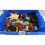 A box of assorted Lego.