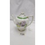 A Royal Doulton teapot for one person, 4.5" tall.