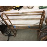 An old pine towel rail