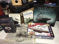 A good selection of newspapers and other Titanic memorabilia ****Condition report****