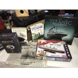 A good selection of newspapers and other Titanic memorabilia ****Condition report****