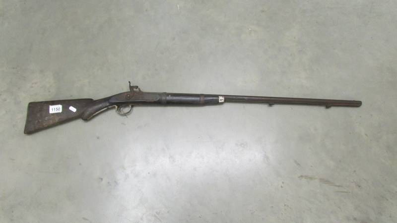 An old rifle.