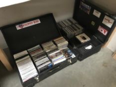 2 strong carry storage boxes for CD's,