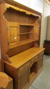 A good pine dresser. ****Condition report**** The dresser splits.