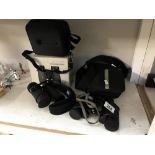 A boxed diamond back 10 x 32 binoculars & a pair of Zenith binoculars in soft case