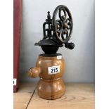 A coffee grinder