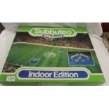 A rare Subbuteo indoor edition, complete and in excellent condition.