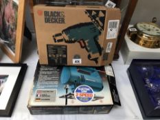 A Black & Decker heat gun & a Black & Decker saw ****Condition report**** Please