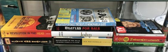 A quantity of Beatles books including Cellar full of noise, Brian Epstein etc.