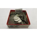 Approximately 440 grams of pre 1947 silver coins.
