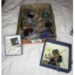 A mixed lot of pendants & necklaces etc.