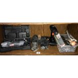 4 electric hand tools (saw,