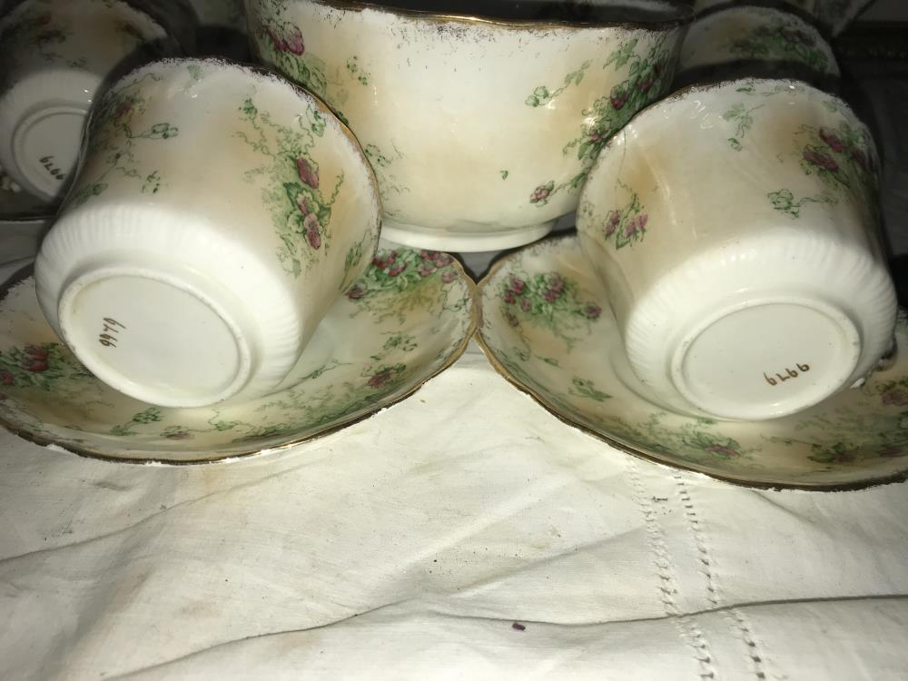 A large old tea set - Image 2 of 2